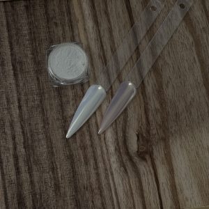 Poudre chrome effet perle